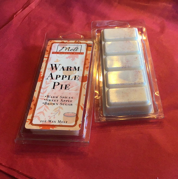 Warm apple pie wax melt