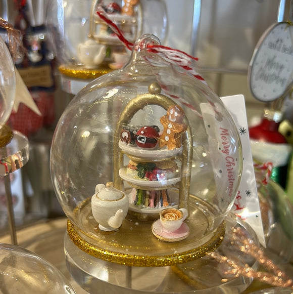 Afternoon tea bauble