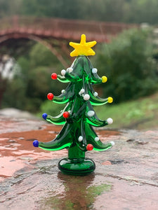 Coloured Glass Christmas Tree