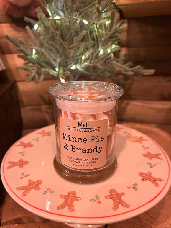 Mince Pie and Brandy Candle