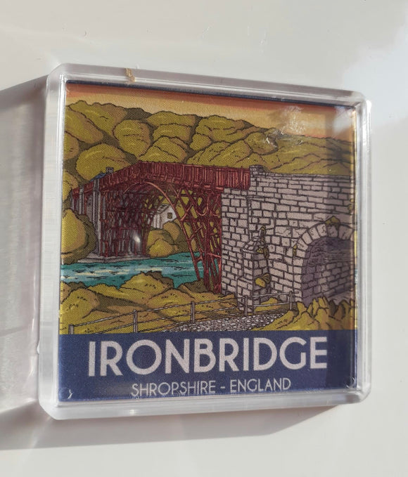 Ironbridge Magnet Vintage Style