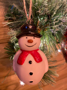 The snowman hanging decoration