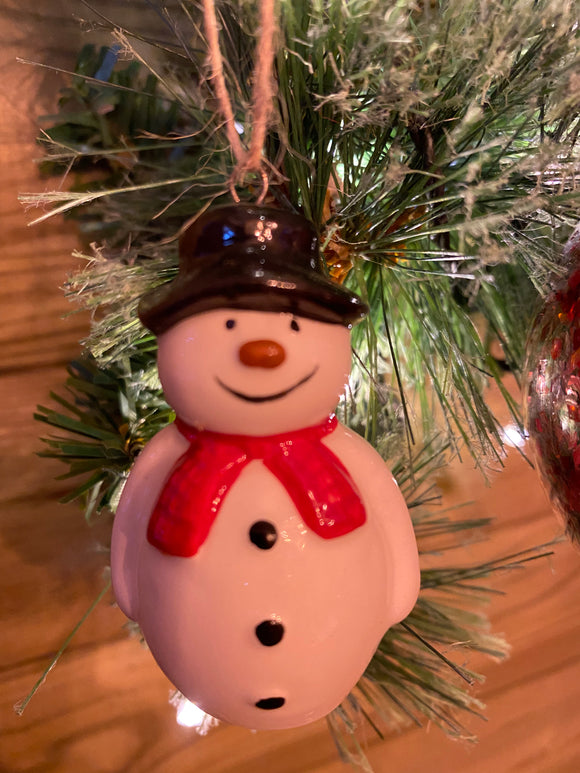 The snowman hanging decoration