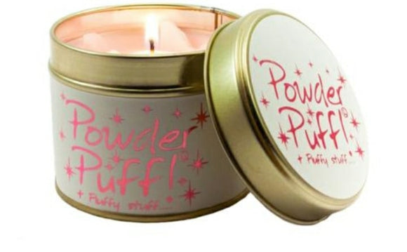Lily Flame Candle Powder Puff